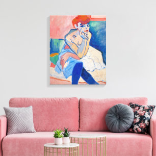 Woman in a Chemise Andre Derain Canvas Print