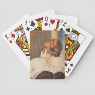 Woman in a Corset (by Federico Zandomeneghi) Playing Cards