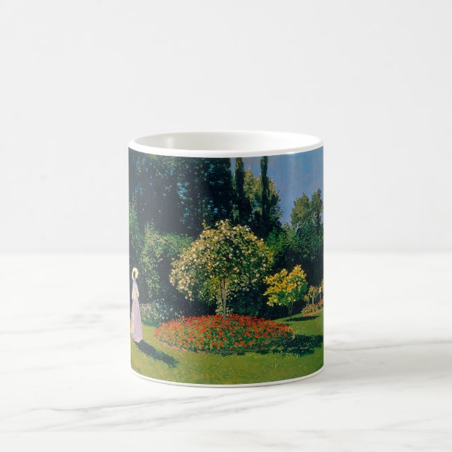 Woman in a Garden, Monet Coffee Mug (Center)