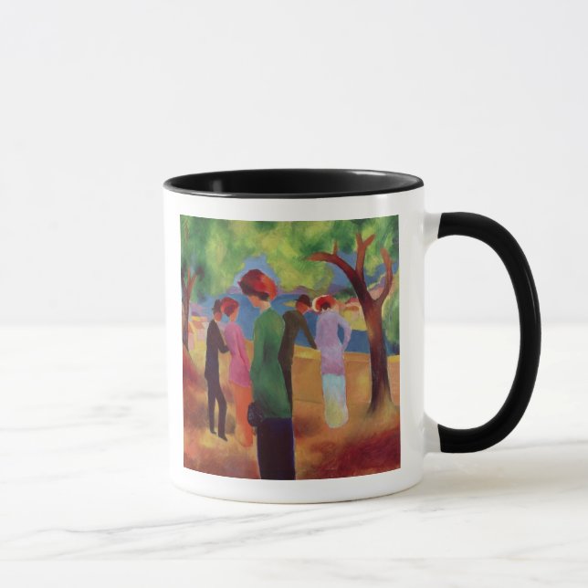 Woman in a Green Jacket, 1913 Mug (Right)