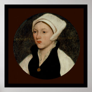 Woman in a White Coif by Holbein Canvas Print