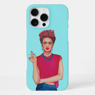 Woman in blue jeans oil painting iPhone 16 pro max case