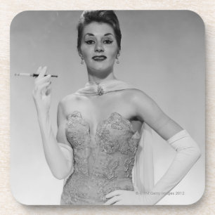 Woman in Dress Coaster