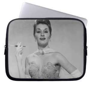 Woman in Dress Laptop Sleeve