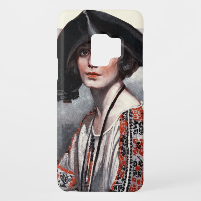 Woman in Embroidered Blouse Case-Mate Samsung Galaxy Case (Back)