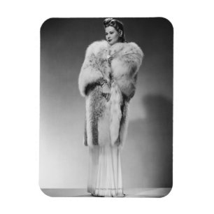 Woman in Evening Gown 2 Magnet