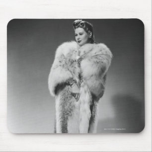 Woman in Evening Gown 2 Mouse Pad