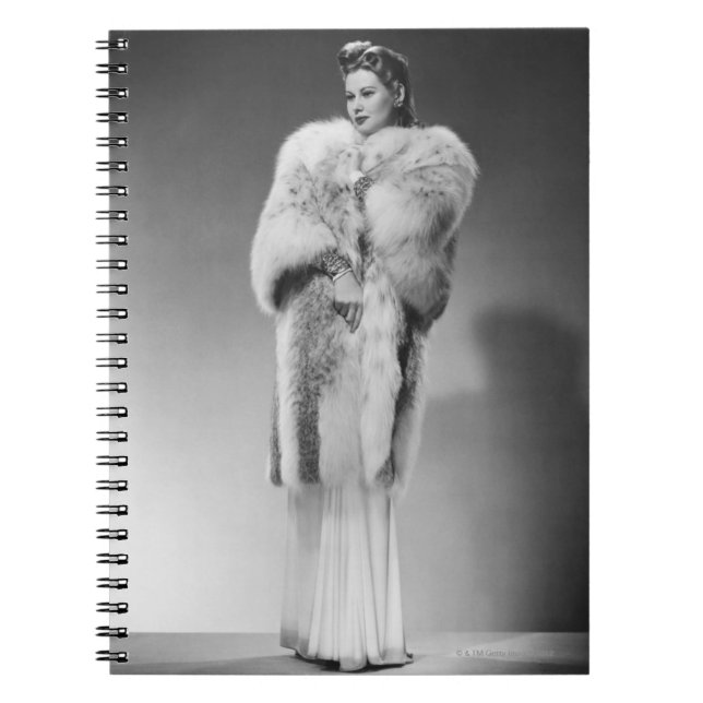 Woman in Evening Gown 2 Notebook (Front)