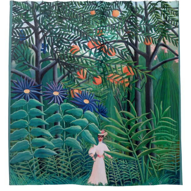 Woman in Exotic Tropical Forest (Front)