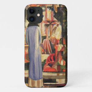 Woman in Front of a Shop Window by August Macke iPhone 11 Case