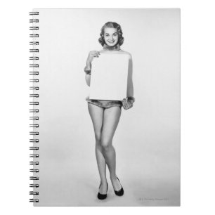 Woman in Fur Notebook