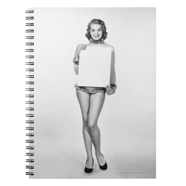 Woman in Fur Notebook (Front)