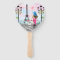 Woman In Paris Hand Fan Eiffel Tower