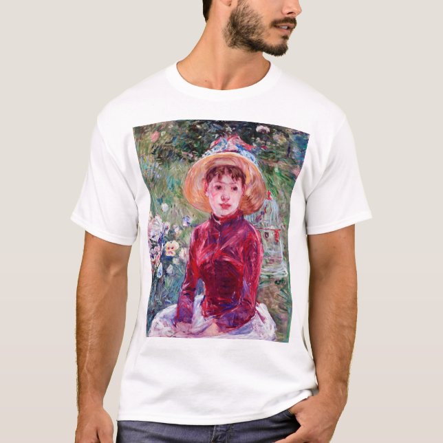 Woman in Red, Berthe Morisot T-Shirt (Front)