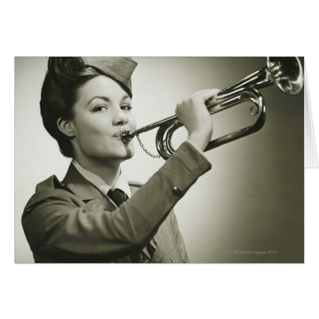 Woman in Soldier Uniform (Front Horizontal)