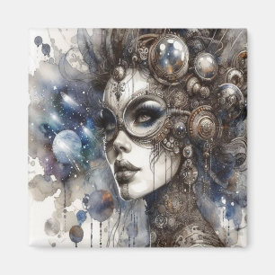 Woman in Space Magnet