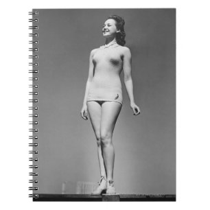 Woman in Swimsuit Notebook