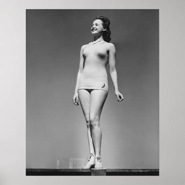 Woman in Swimsuit Poster (Front)