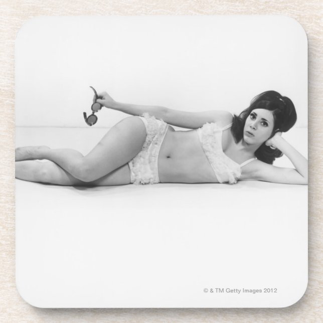 Woman in Swimwear Coaster (Front)