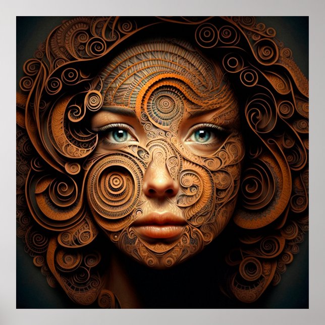 Woman in the spirals poster (Front)
