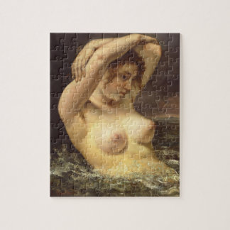 Woman in the Waves by Gustave Courbet Jigsaw Puzzle