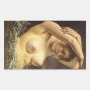 Woman in the Waves Sticker