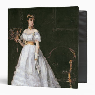 Woman in White Binder