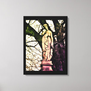 Woman in Winter  Canvas Print