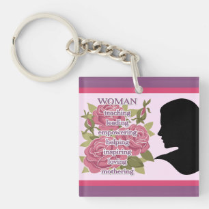 Woman Keychain