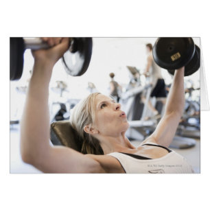 Woman Lifting Weights