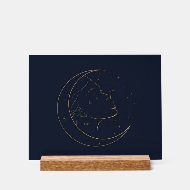 Woman Line Art Personalized Poster (Recto)