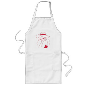 Woman Long Apron