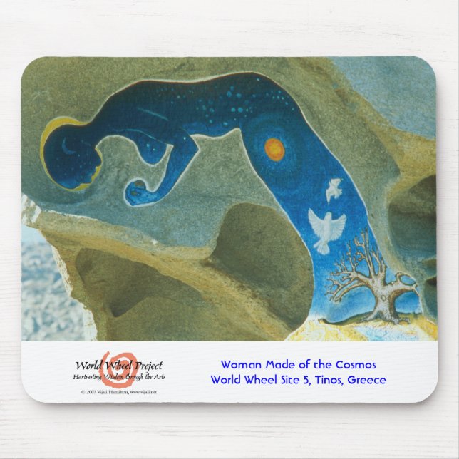 Woman Made of Cosmos/Mouse Pad Mouse Pad (Front)