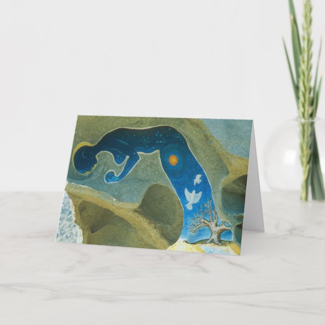 Woman Made of the Cosmos/Folded Card (Front)