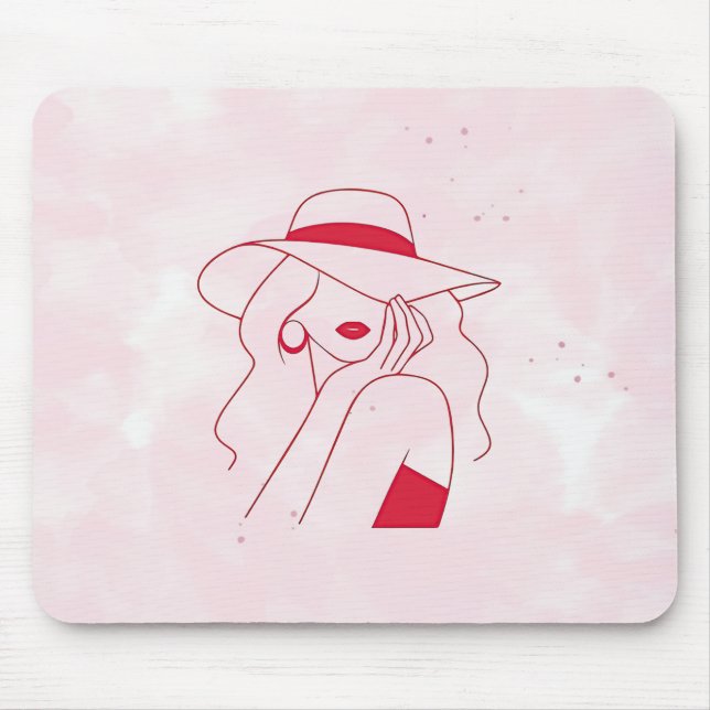 Woman Mouse Pad (Front)