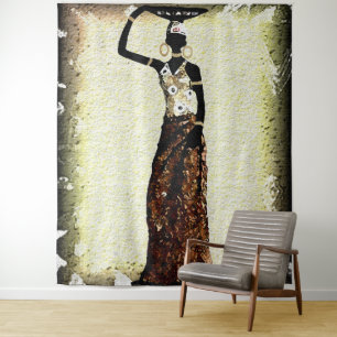 Woman of Africa Tapestry