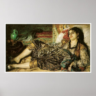 Woman of Algiers 1870 Pierre-Aguste Renoir Poster