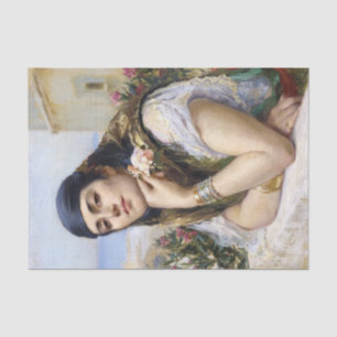 Woman of Algiers, Arthur Bridgman Tissue Paper