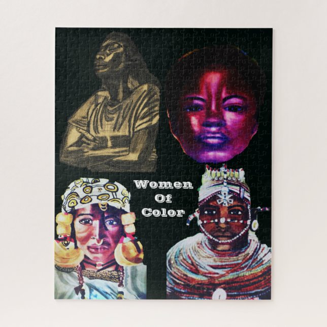 WOMAN OF COLOR JIGSAW PUZZLE (Vertical)