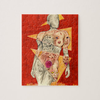 woman of many faces jigsaw puzzle