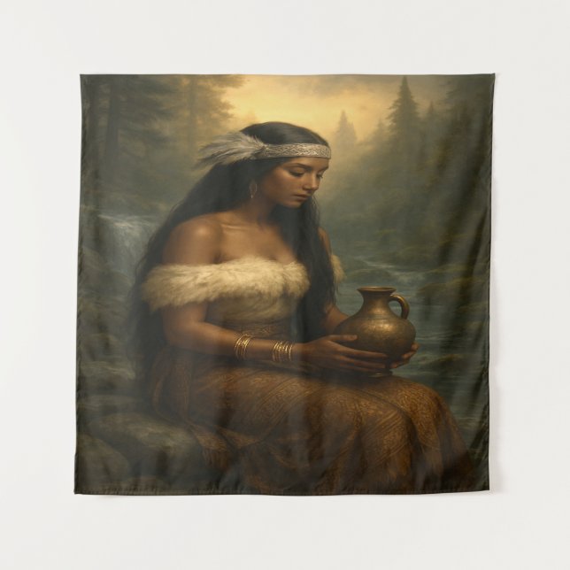 Woman of Nature’s Spirit Tapestry (Front)