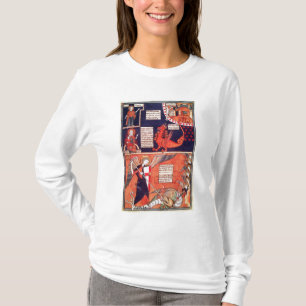 Woman of the Apocalypse Being Attacked by the Seve T-Shirt
