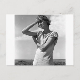 Woman of the High Plains Postcard