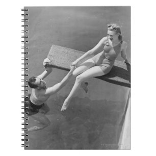 Woman on Diving Board Notebook