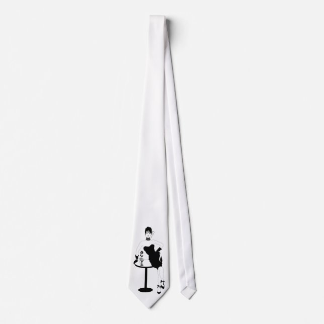 Woman On Table Tie (Front)