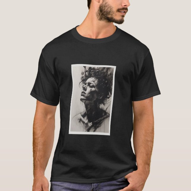 Woman Painted T-Shirt (Front)