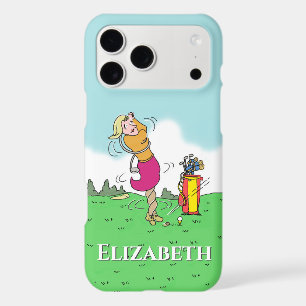 Woman Playing Golf Personalized