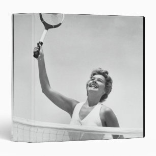 Woman Playing Tennis 2 Binder