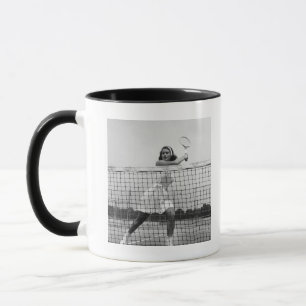 Woman Playing Tennis Mug