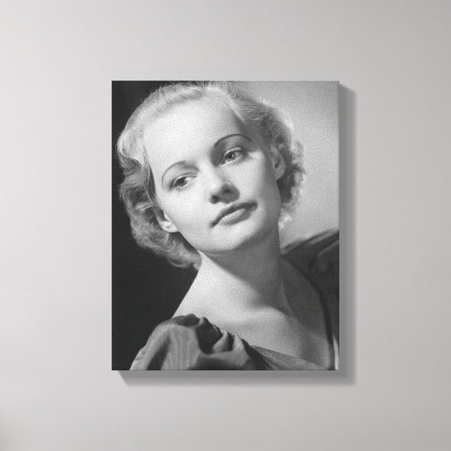 Woman Posing 2 Canvas Print (Front)